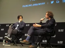 Jake Paltrow with Noah Baumbach in response to Vertigo looming large: "I love Brian's thing about it being a language."